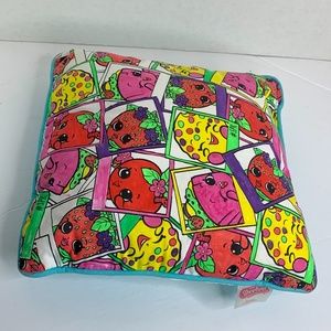 Shopkins Plush Pillow Square Blue #SPK 11.5" Stuff